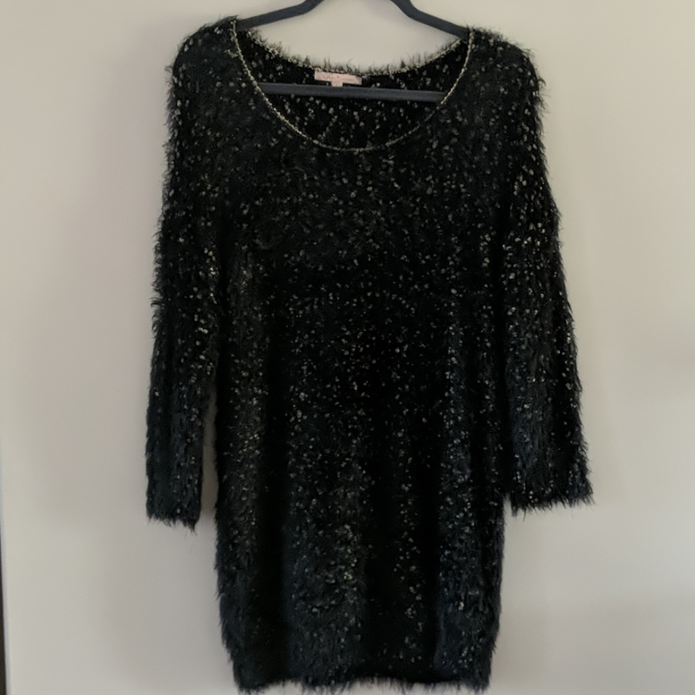 Gibson Latimer Fuzzy Metallic Tunic